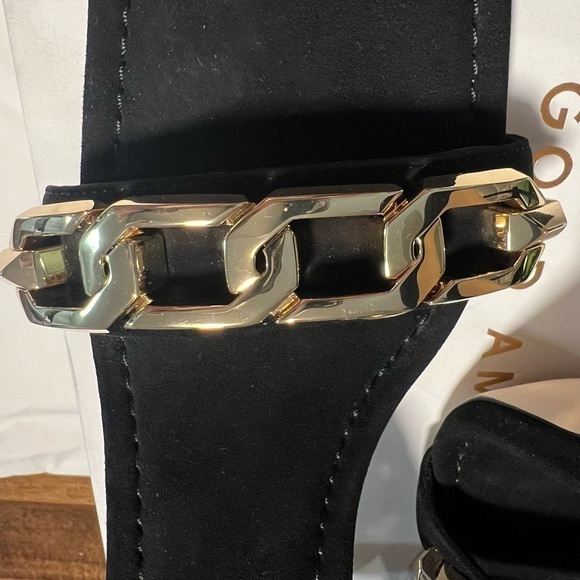 GOOD American Suede 3.5” Heels Black Size 9 NIB with Shoe Bag - Picture 6 of 6